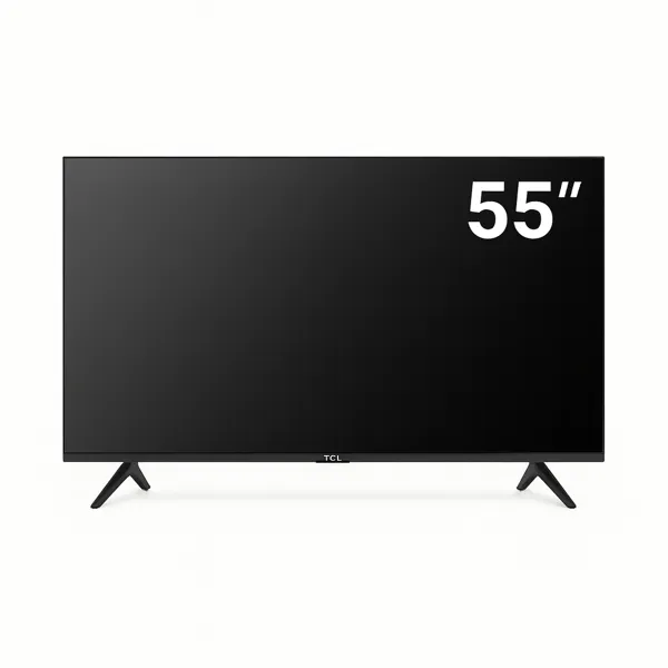 55 colių TCL televizorius nuomai Kaune su stovu