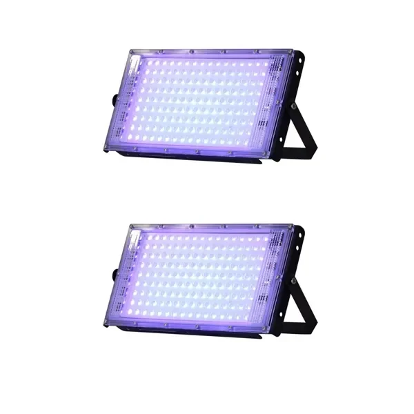 Ultravioletinių LED lempų nuoma – 2 vnt. UV šviestuvų komplektas 300W